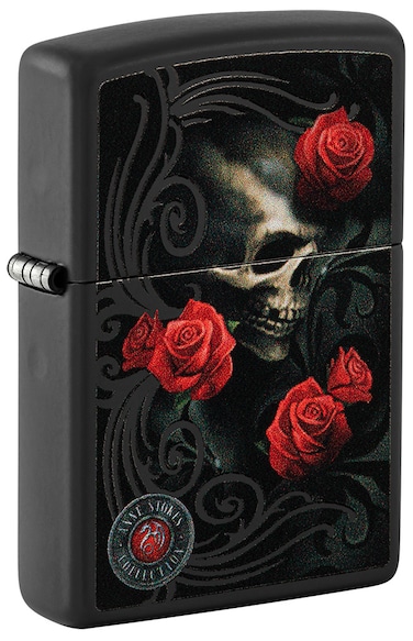 Zippo CI407693 218 Anne Stokes Collection Black Matte Windproof Lighter