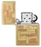 Zippo 48703 48267 Zippo Logos Design Street Brass Windproof Lighter