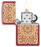 Zippo 48704 49844  Filigree Design Brick Windproof Lighter