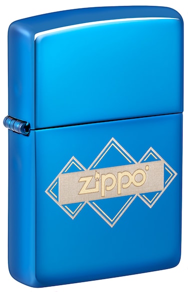 Zippo 48706 20446 Zippo Design High Polish Blue Windproof Lighter