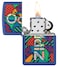 Zippo 48707 229  Pop Art Design Royal Blue Matte Windproof Lighter
