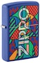 Zippo 48707 229  Pop Art Design Royal Blue Matte Windproof Lighter