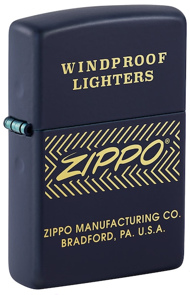 Zippo 48708 239 Windproof Lighter Design Navy Matte Windproof Lighter