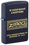 Zippo 48708 239 Windproof Lighter Design Navy Matte Windproof Lighter