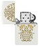 Zippo 48710 214 Sugar Skull Design White Matte Windproof Lighter
