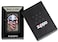 Zippo CI400236 218 Flag Skull Black Matte Windproof Lighter
