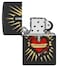 Zippo CI405325 218 Love Hurts Tattoo Black Matte Windproof Lighter