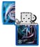Zippo CI408015 20446 Anne Stokes Collection High Polish Blue Windproof Lighter