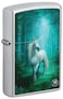 Zippo CI017430 205 Anne Stokes Collection Satin Chrome Windproof Lighter