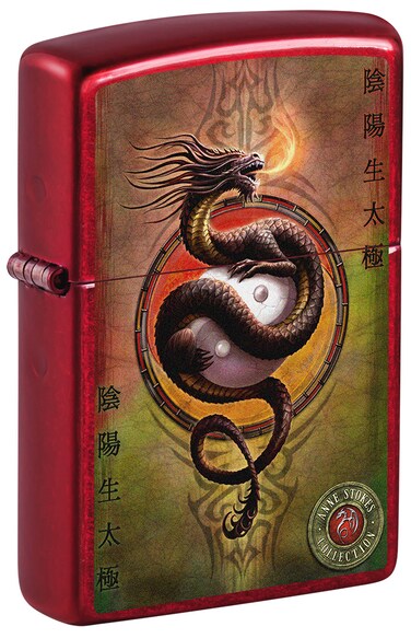 Zippo CI017394 21063 Anne Stokes Collection Candy Apple Red Windproof Lighter