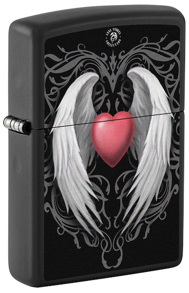 Zippo CI017396 218 Anne Stokes Collection Black Matte Windproof Lighter