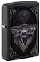 Zippo CI405813 218 Anne Stokes Collection Black Matte Windproof Lighter