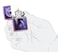 Zippo CI407691 24747 Anne Stokes Collection High Polish Purple Windproof Lighter