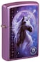 Zippo CI407691 24747 Anne Stokes Collection High Polish Purple Windproof Lighter