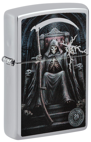Zippo CI400573 250 Anne Stokes Collection High Polish Chrome Windproof Lighter