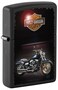 Zippo CI009587 218 Harley Davidson Black Matte Windproof Lighter