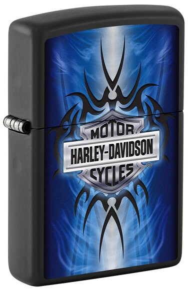 Zippo CI405311 218 Harley Davidson Black Matte Windproof Lighter