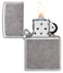 Zippo AE401301 28973 Zippo Flame Design Armor Antique Silver Plate Windproof Lighter