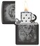 Zippo 48914 24756 Clown Design High Polish Black Windproof Lighter