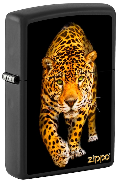 Zippo CI400735 218 Jaguar Black Matte Windproof Lighter