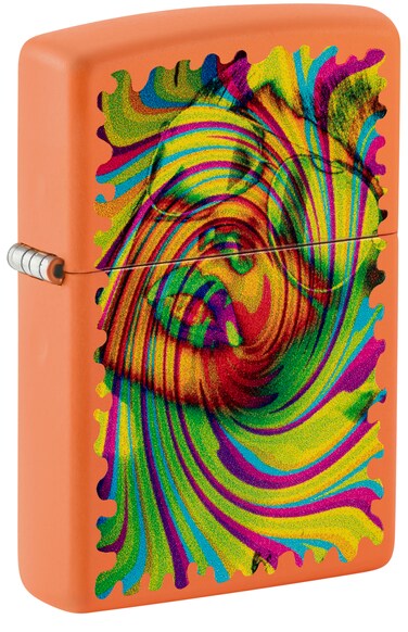 Zippo 48580 231 Sunglass Woman Design Orange Matte Windproof Lighter