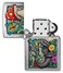 Zippo 48635 200 Freaky Nature Design Brushed Chrome Windproof Lighter