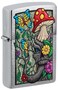 Zippo 48635 200 Freaky Nature Design Brushed Chrome Windproof Lighter