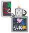 Zippo 48682 207 Luck Design Street Chrome Windproof Lighter