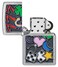 Zippo 48682 207 Luck Design Street Chrome Windproof Lighter