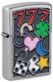 Zippo 48682 207 Luck Design Street Chrome Windproof Lighter