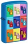 Zippo 48722 239 Pop Art Zippo Design Navy Matte Windproof Lighter
