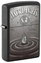 Zippo CI017470 218 Jack Daniels Black Matte Windproof Lighter