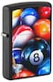 Zippo CI001280 218 Mazzi Eight Ball Black Matte Windproof Lighter
