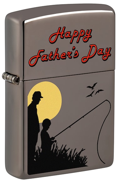 Zippo CI418848 150 Father's Day Black Ice Windproof Lighter