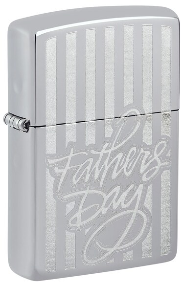 Zippo MP404855 250 Father's Day High Polish Chrome Windproof Lighter