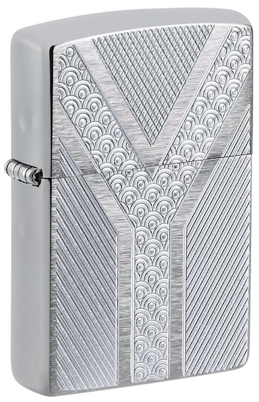 Zippo AE401574 162 South Africa Flag Armor Brushed Chrome Windproof Lighter