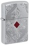 Zippo AE401573 167 Cross Armor High Polish Chrome Windproof Lighter