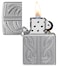 Zippo AE400714 167 Greek Pattern Armor High Polish Chrome Windproof Lighter