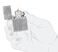 Zippo AE400714 167 Greek Pattern Armor High Polish Chrome Windproof Lighter