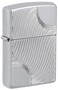 Zippo AE184964 167 Angled Curves Armor High Polish Chrome Windproof Lighter