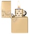 Zippo AE401576 169 Vintage Frame Armor High Polish Brass Windproof Lighter