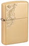 Zippo AE401576 169 Vintage Frame Armor High Polish Brass Windproof Lighter
