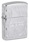 Zippo 48838 167 Zippo Flame Design Armor High Polish Chrome Windproof Lighter