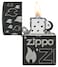 Zippo 48908 218 Zippo Design Black Matte Windproof Lighter