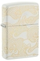 Zippo 48909 214 Pattern Design White Matte Windproof Lighter