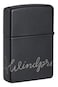 Zippo 48979 218 Zippo Design Black Matte Windproof Lighter