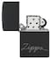 Zippo 48979 218 Zippo Design Black Matte Windproof Lighter