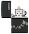 Zippo 48980 218 Zippo Design Black Matte Windproof Lighter