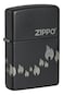 Zippo 48980 218 Zippo Design Black Matte Windproof Lighter