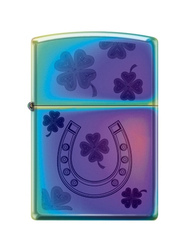 Zippo AE401196 151 Horseshoe Clovers Design Spectrum Windproof Lighter